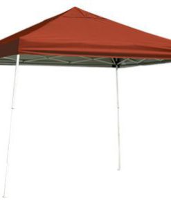ShelterLogic Slant-Leg Pop-Up Canopy - Red - 10' x 10'